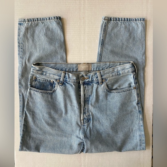 Everlane The Relaxed Straight Fit Organic Cotton Jeans -Size 30R - Picture 14 of 16